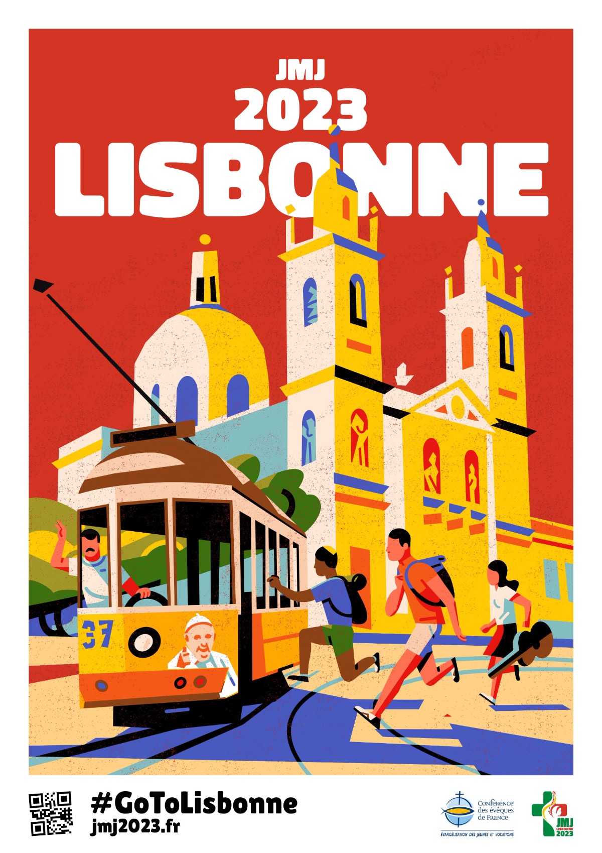 Affiche JMJ 2023 - Lisbonne