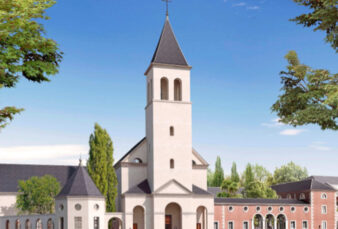 Bénédiction du terrain de l’église Saint-Colomban  et du futur établissement scolaire dimanche 9 octobre 2022