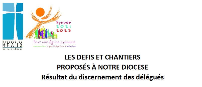 Assemblée synodale : défis et chantiers