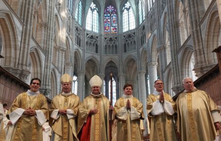 Ordination diaconale de Pierre, Dominique et Matthieu le 16 10 2022 – Diocèse de Meaux