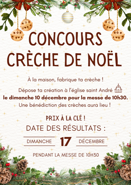 Concours de la plus belle crèche de Noël !