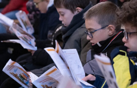 Messe de L’immaculée Conception avec l’enseignement catholique le 8 décembre 2023