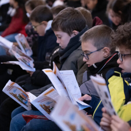 Messe de L’immaculée Conception avec l’enseignement catholique le 8 décembre 2023