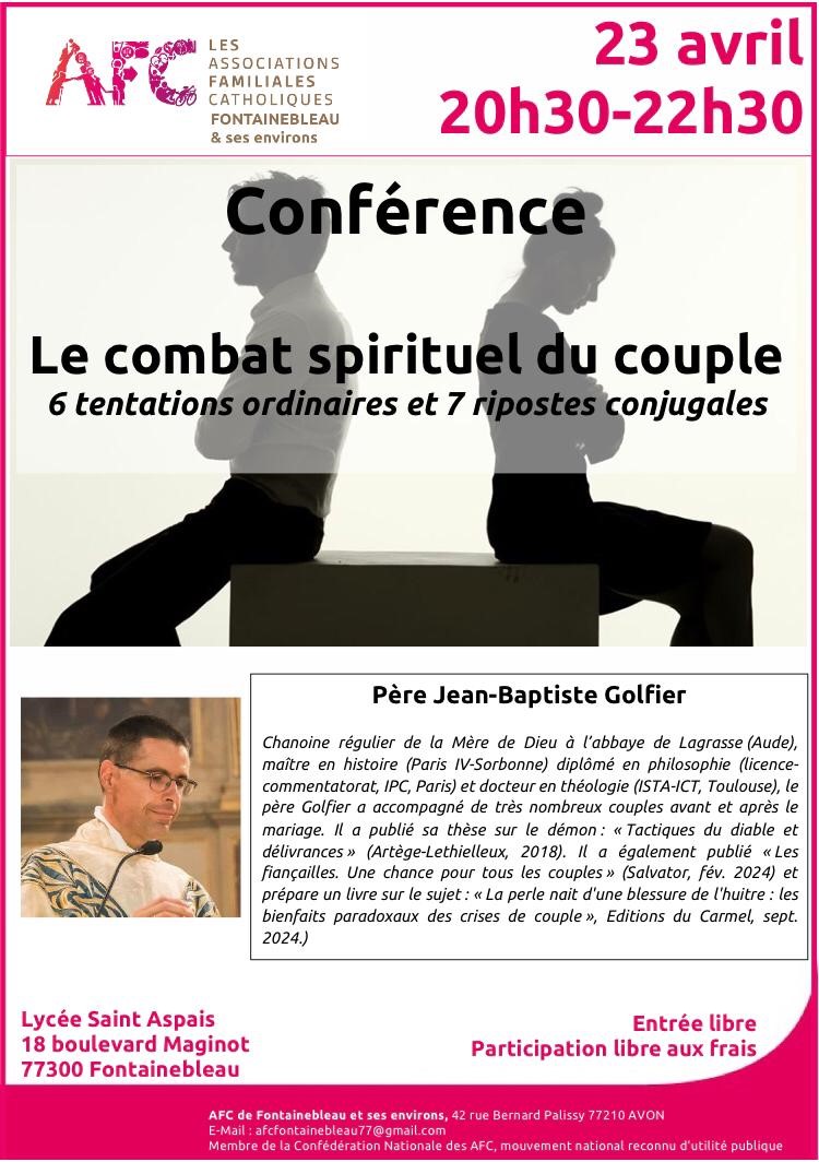 Conférence : le combat spirituel du couple