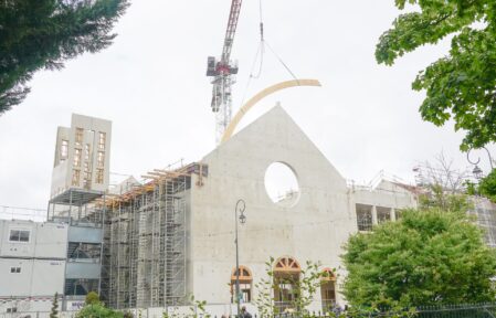 Chantier à Chelles, Église Sainte-Bathilde