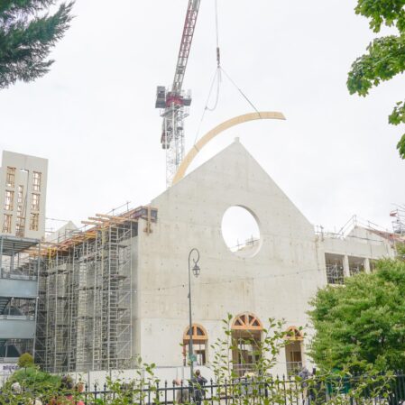 Chantier à Chelles, Église Sainte-Bathilde