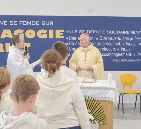 Messe de rentrée à l’Institution Saint-Colomban en présence de Mgr Jean-Yves Nahmias