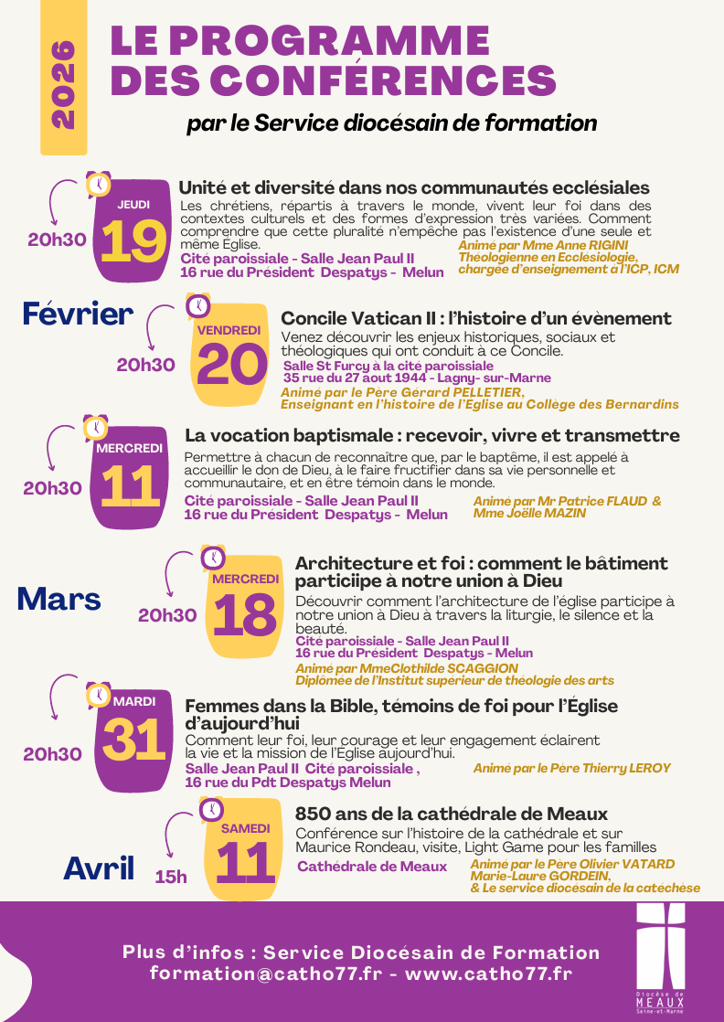 programme service diocésain des formations 2026